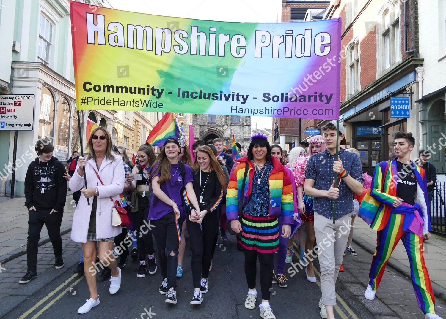 Participants Annual Hampshire Pride Which Makes Editorial Stock Photo