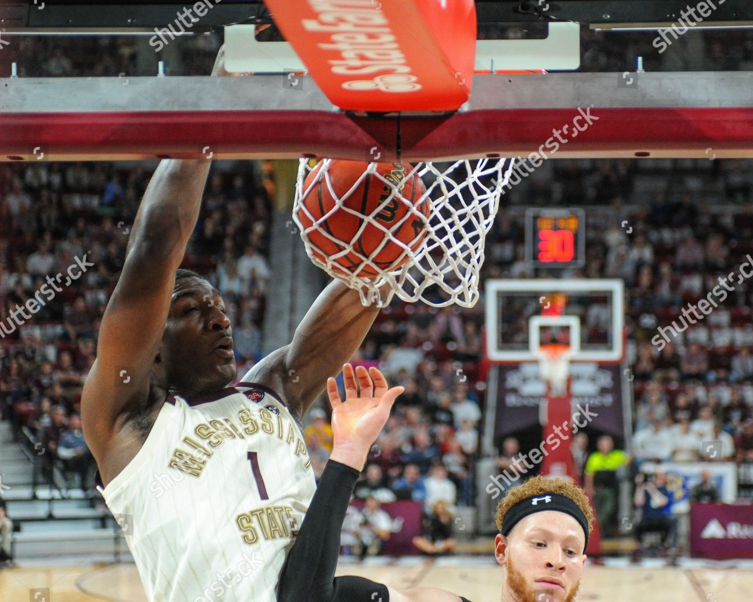 Mississippi State Forward Reggie Perry 1 Editorial Stock Photo Stock