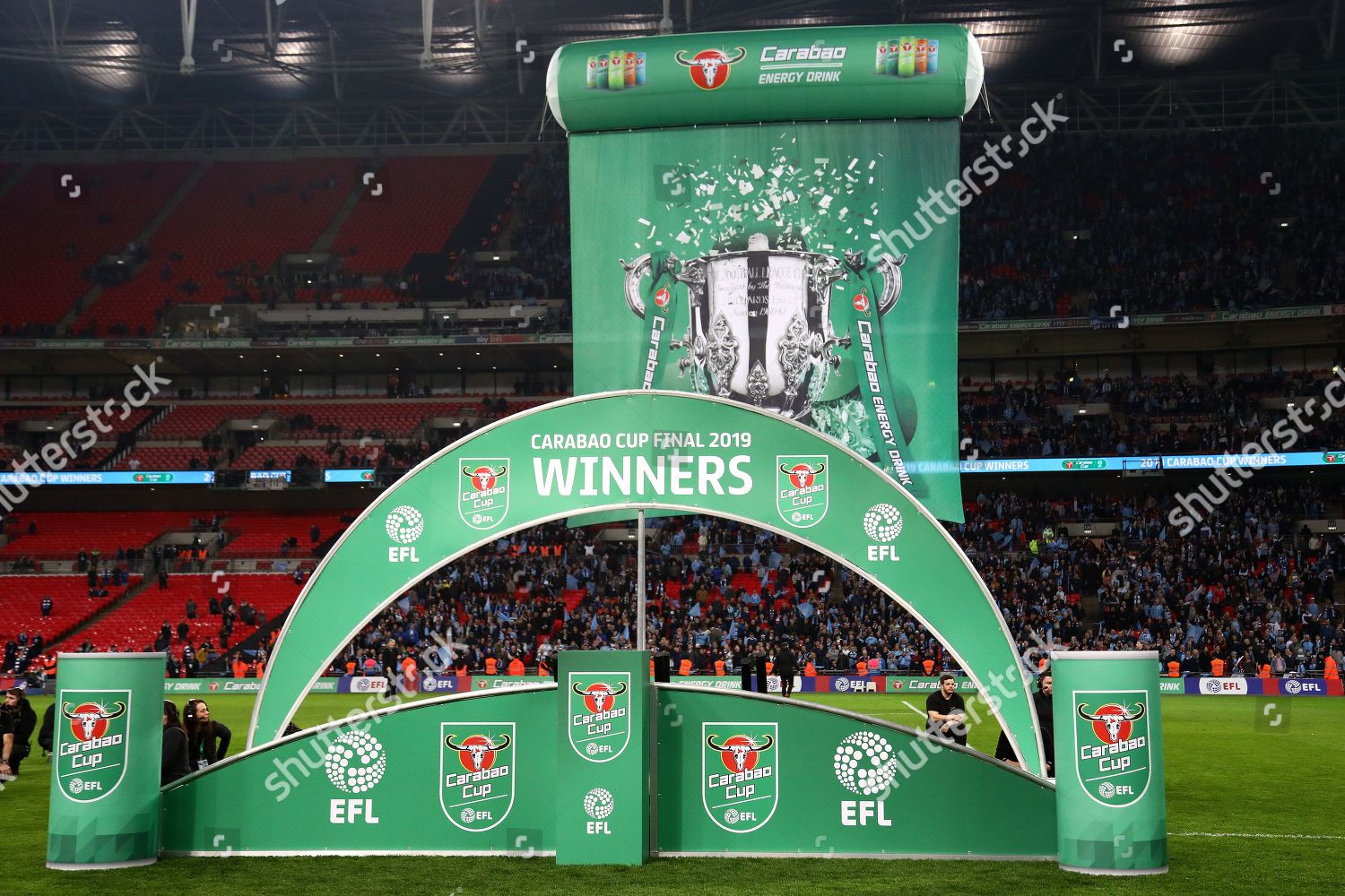 Carabao Cup Final Branding On Winners Editorial Stock Photo Stock