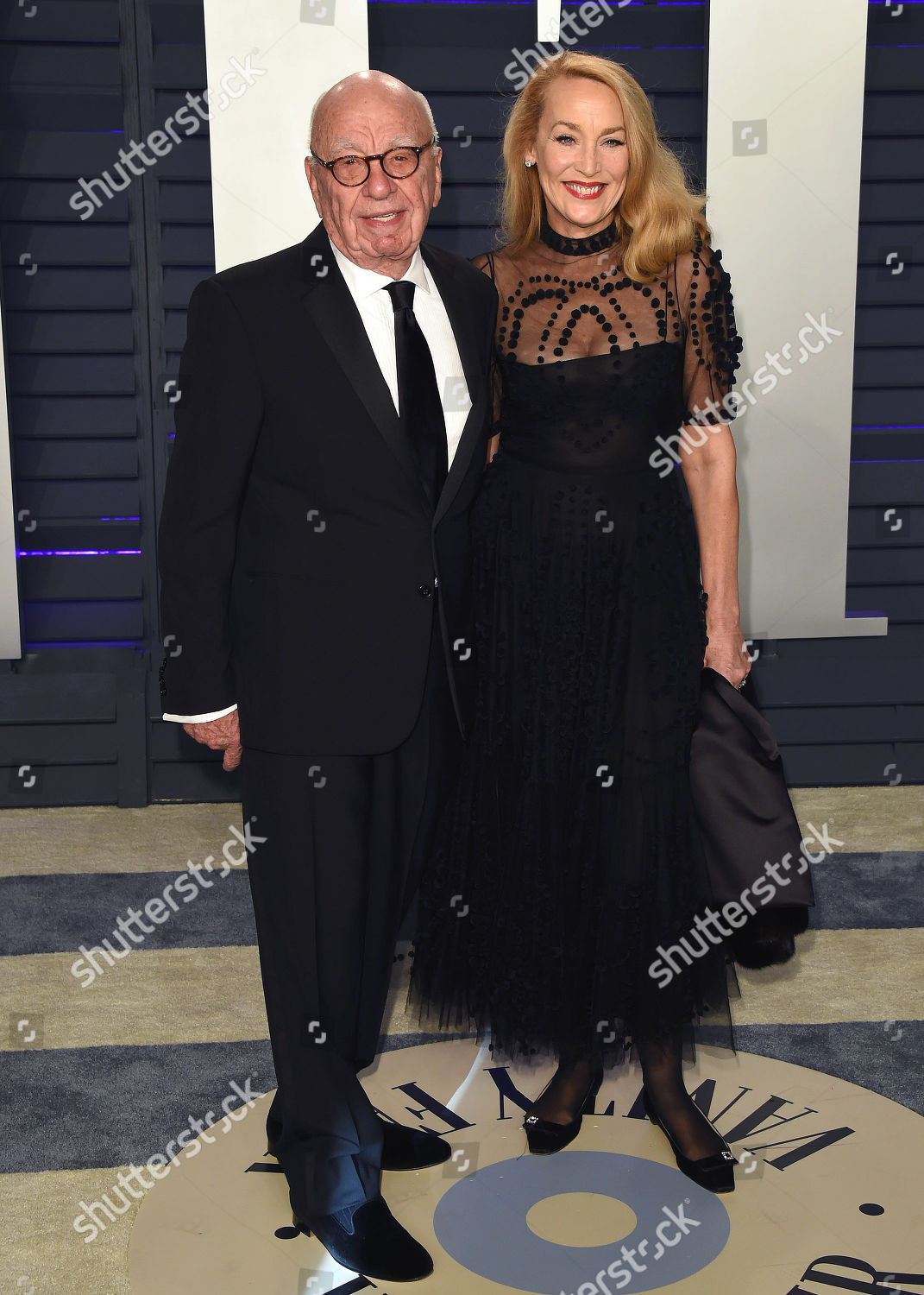 Rupert Murdoch Jerry Hall Editorial Stock Photo - Stock Image