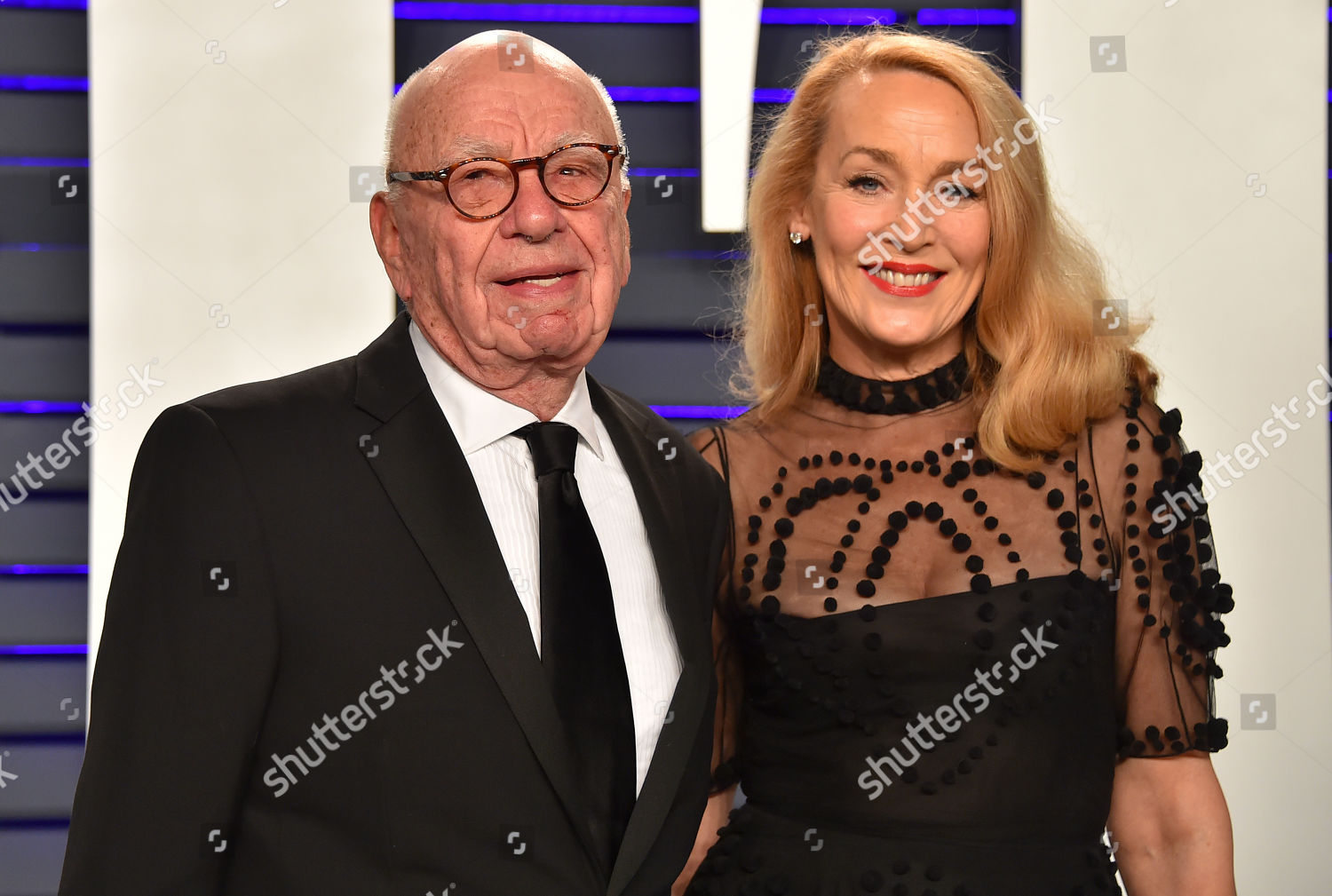 Rupert Murdoch Jerry Hall Editorial Stock Photo - Stock Image