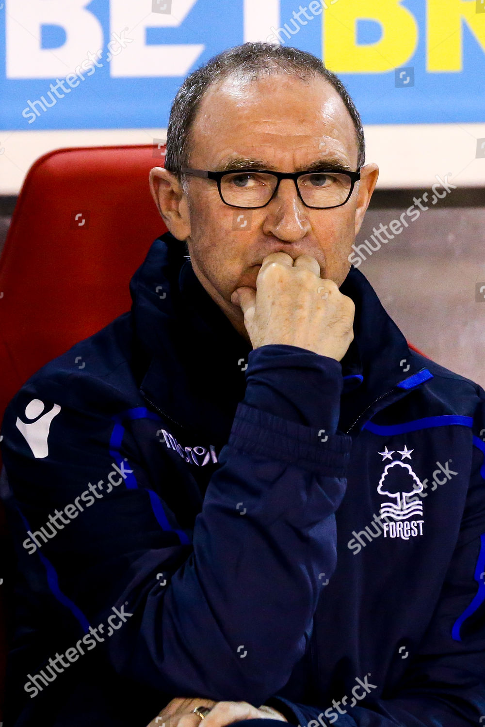 Nottingham Forest Manager Martin Oneill Editorial Stock Photo Stock