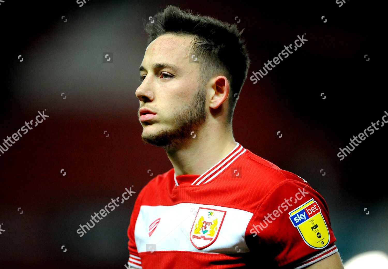 Josh Brownhill Bristol City Shows Look Editorial Stock Photo Stock