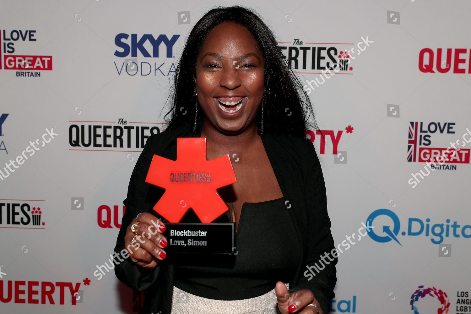 Ashley Cartwright Winner Blockbuster Queerty Award Editorial Stock