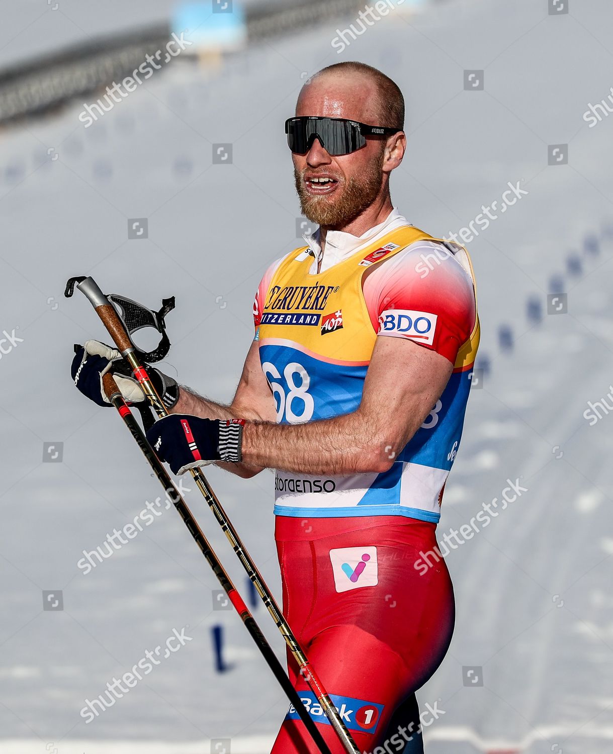 Martin Johnsrud Sundby Norway Reatcs After Editorial Stock Photo ...