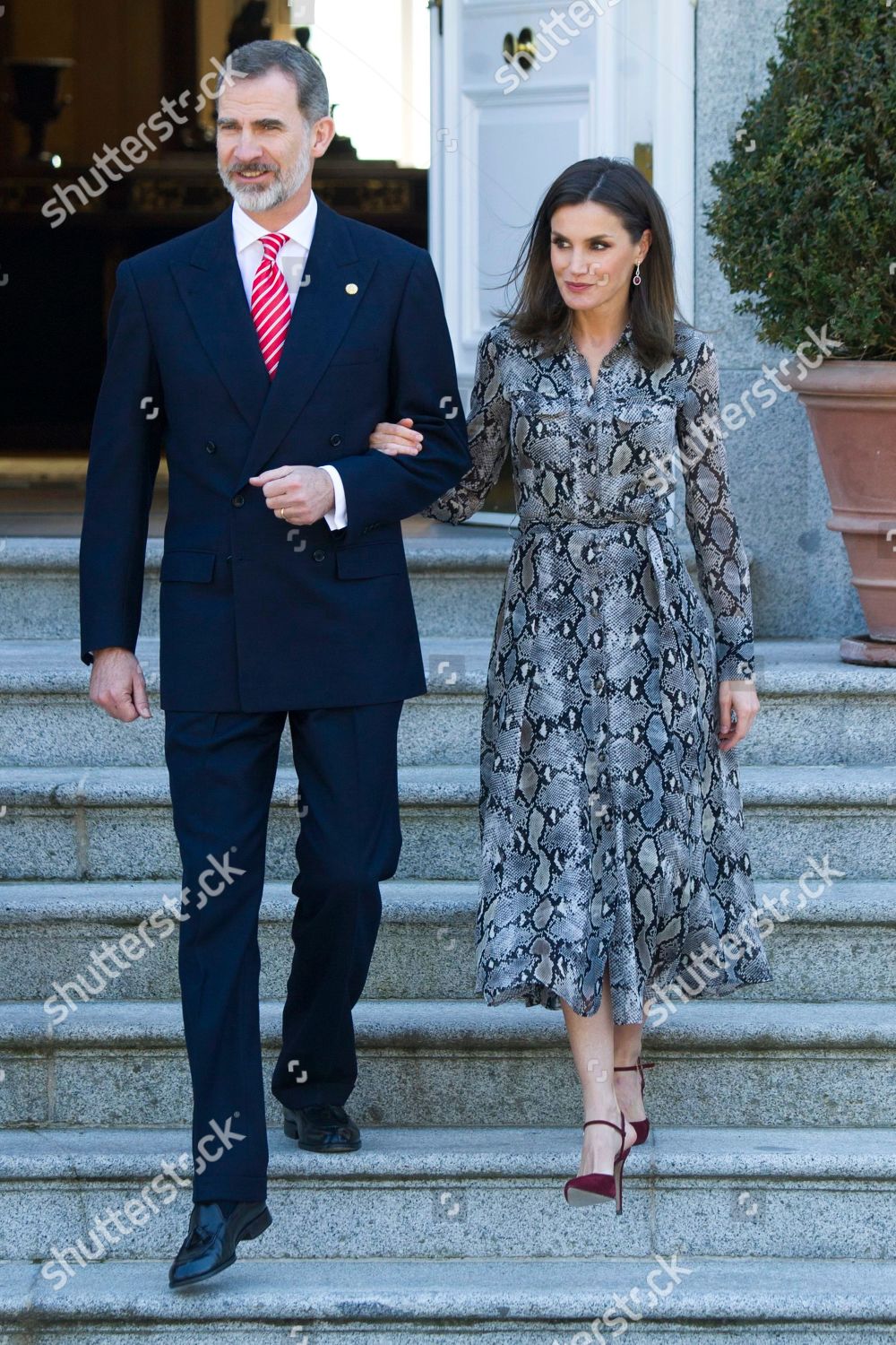 Spains King Felipe Vi Queen Letizia Editorial Stock Photo - Stock Image ...