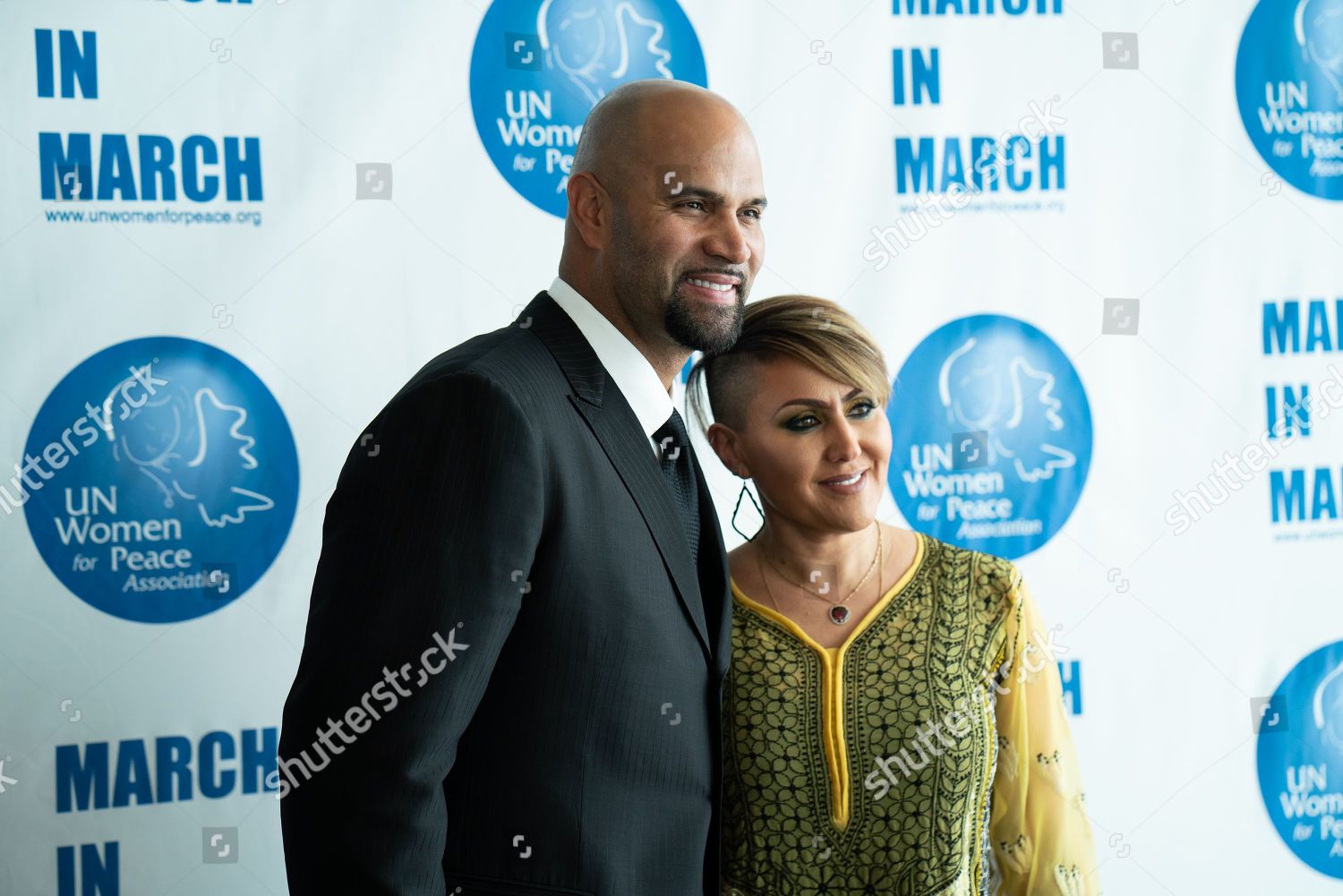 Albert Pujols Deidre Pujols Editorial Stock Photo - Stock Image