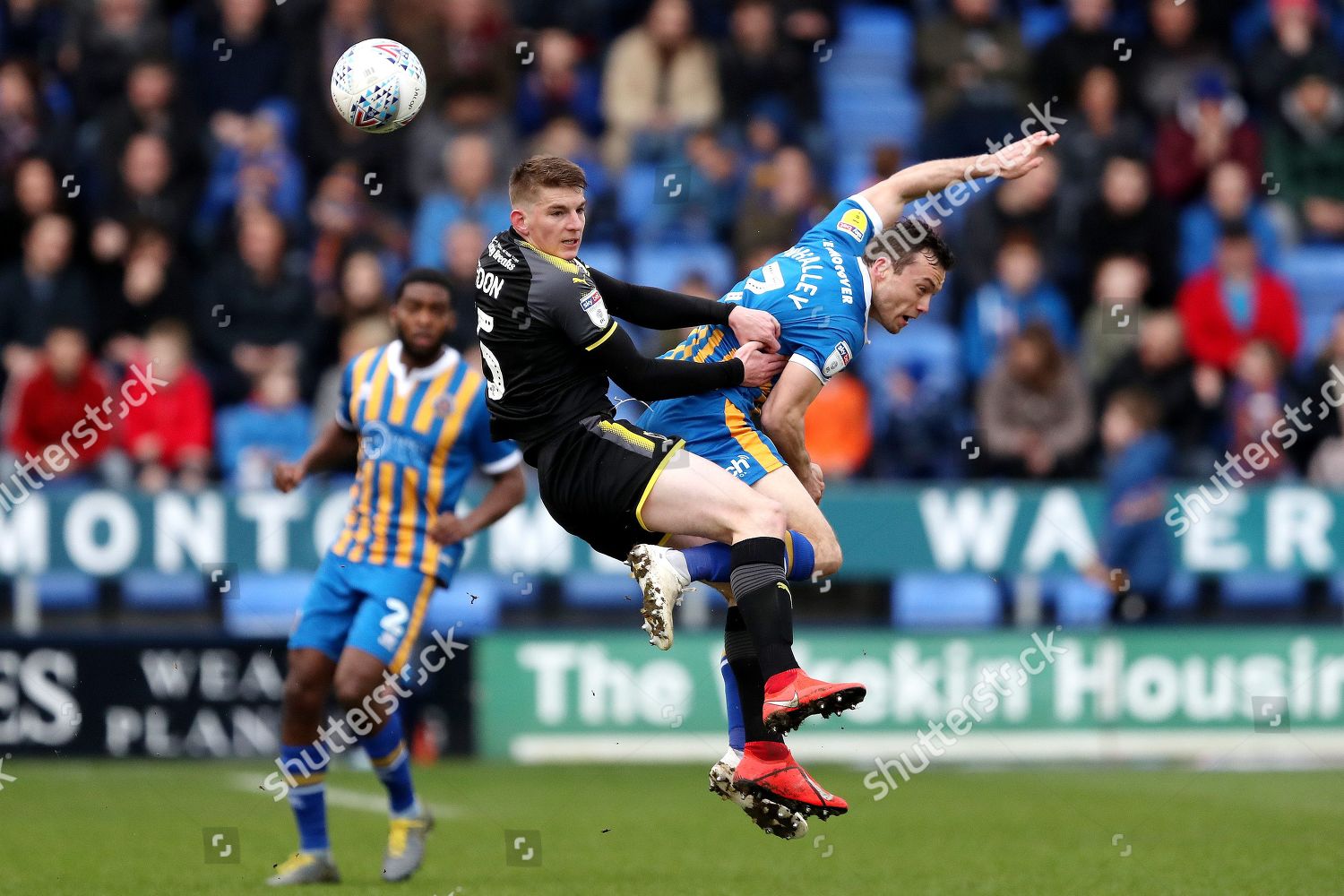 Shaun Whalley Shrewsbury Town Competes Steve Editorial Stock Photo ...