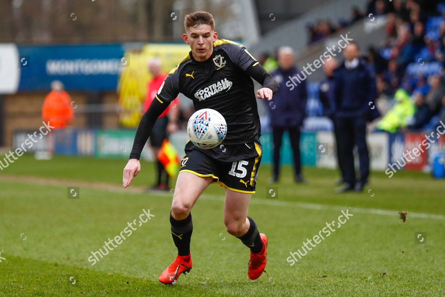 Wimbledon Defender Steve Seddon 15 On Editorial Stock Photo - Stock ...