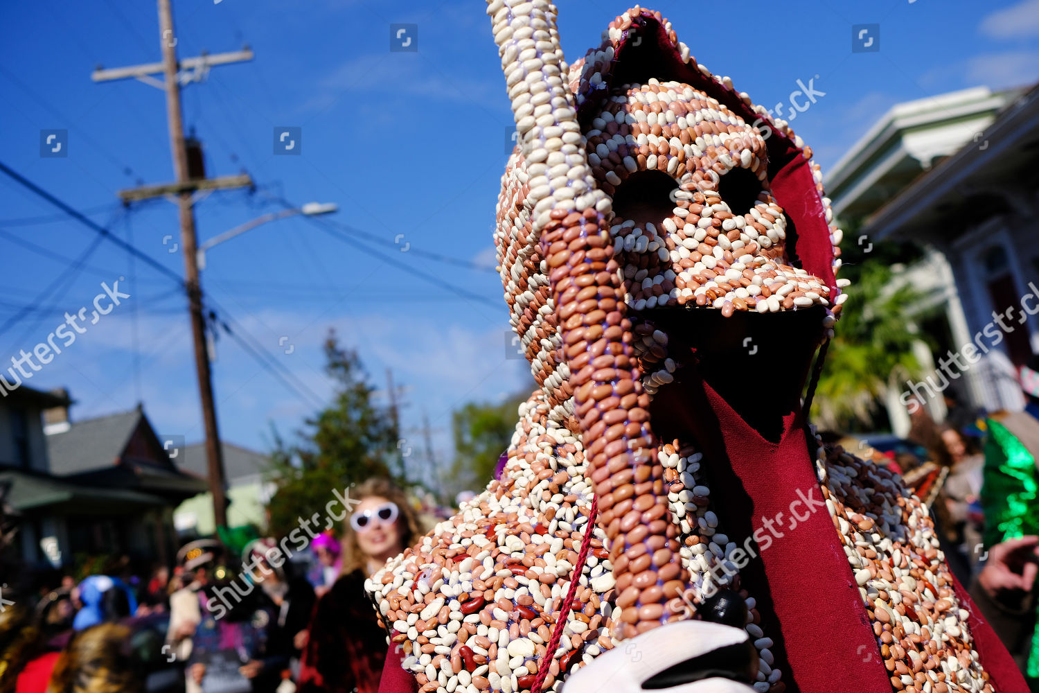 Krewe Red Beans Marches During Mardi Editorial Stock Photo Stock