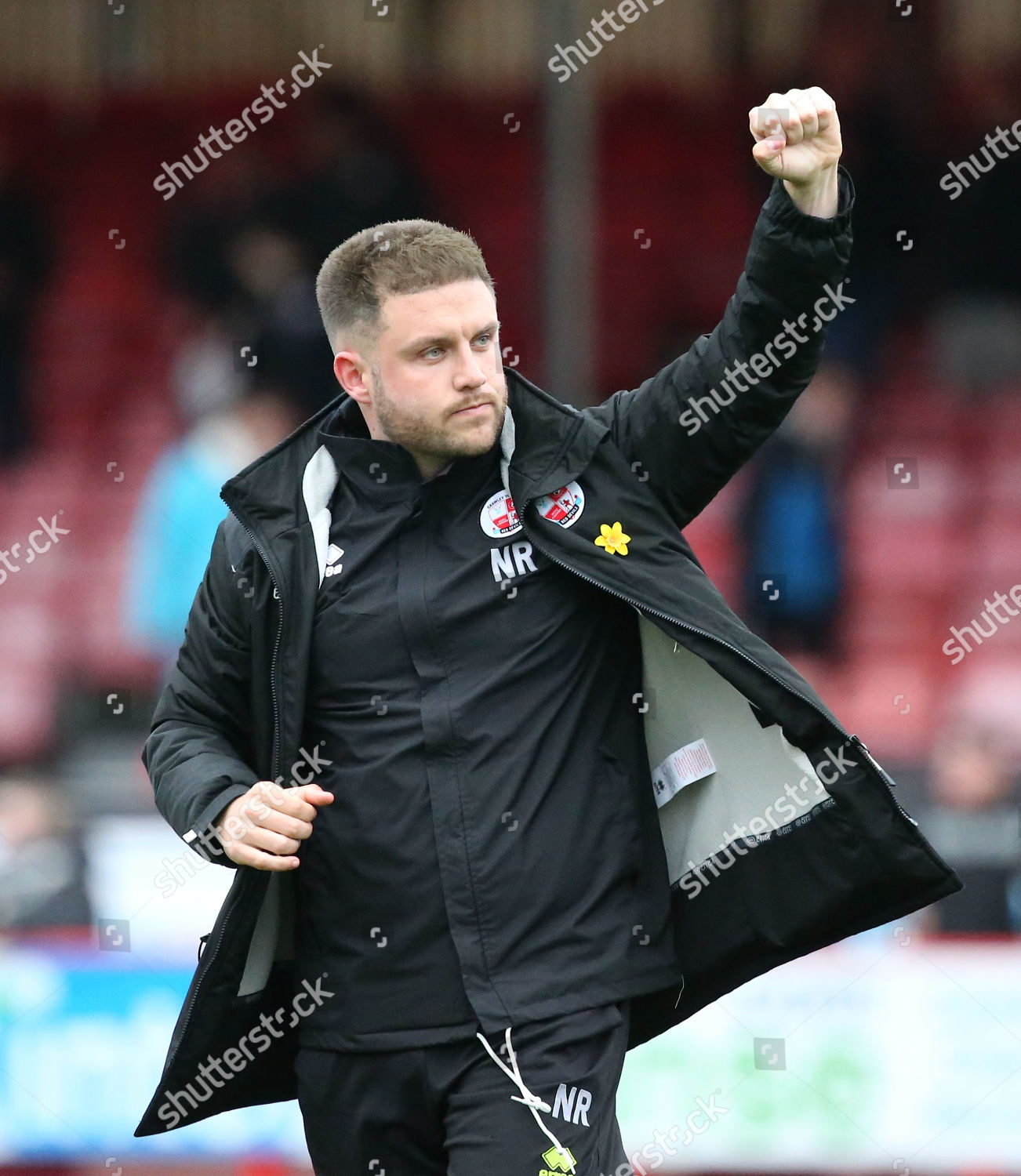 Crawley Town Assistant Manager Nathan Rooney Editorial Stock Photo ...