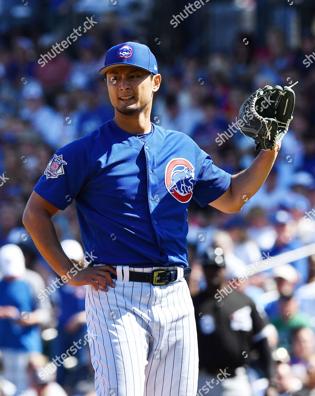 Chicago Cubs Starting Pitcher Yu Darvish Editorial Stock Photo Stock