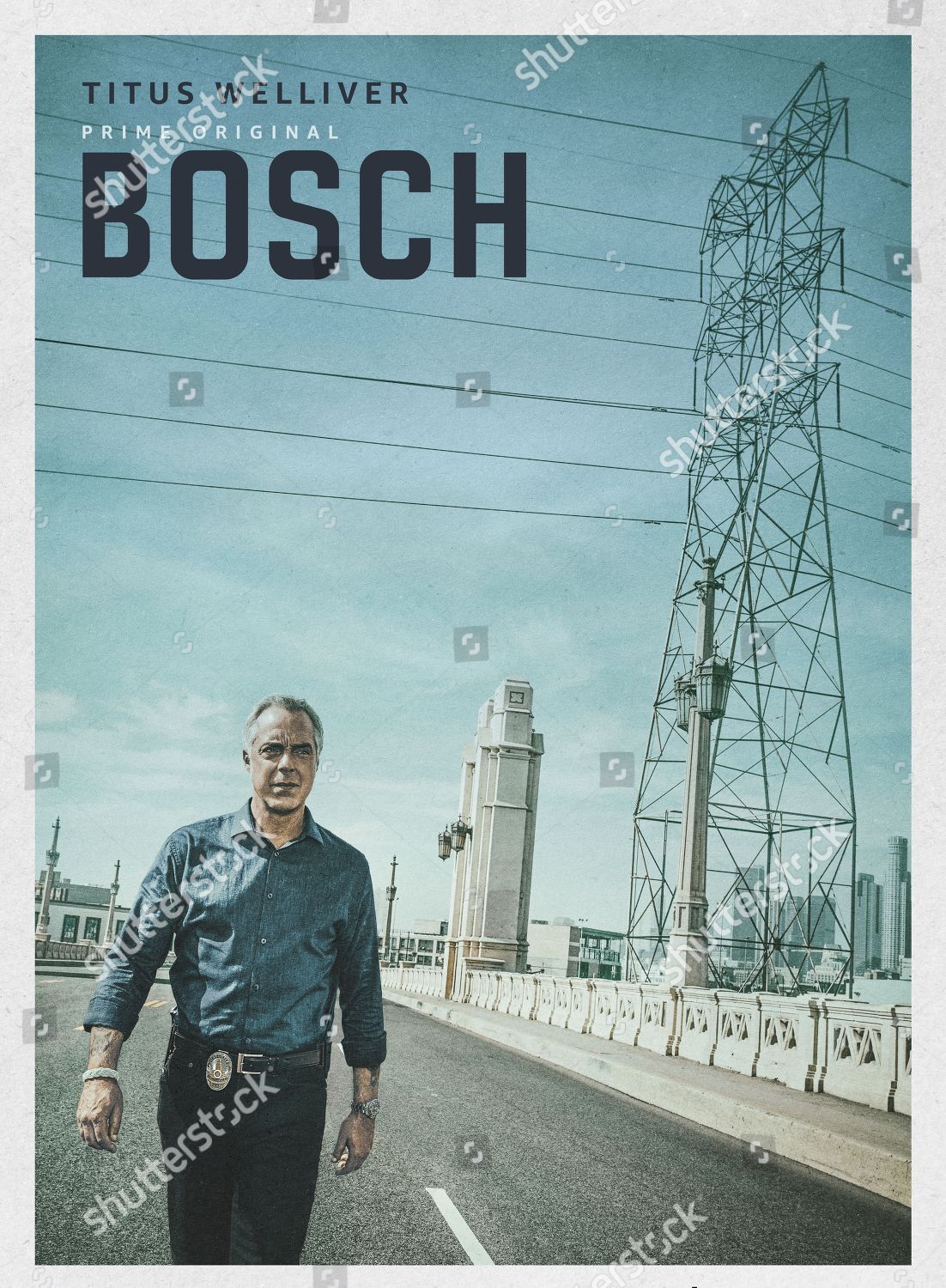 Bosch 2019 Poster Art Titus Welliver Harry Editorial Stock Photo