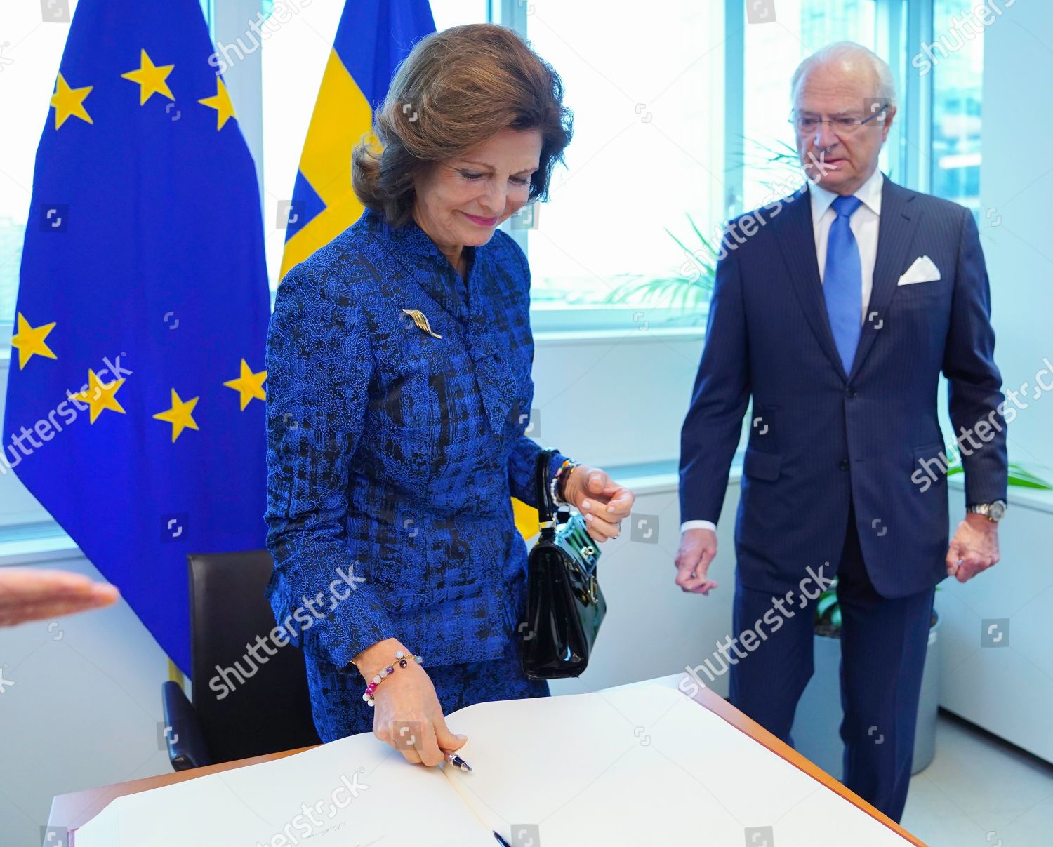 King Carl Gustaf Sweden Queen Silvia Editorial Stock Photo - Stock ...