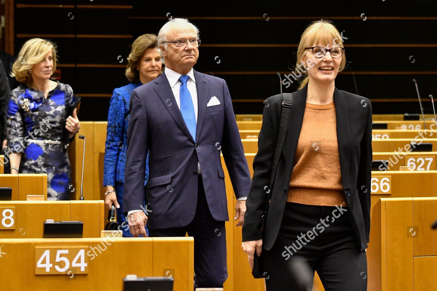 King Carl Gustaf Sweden Queen Silvia Editorial Stock Photo - Stock ...