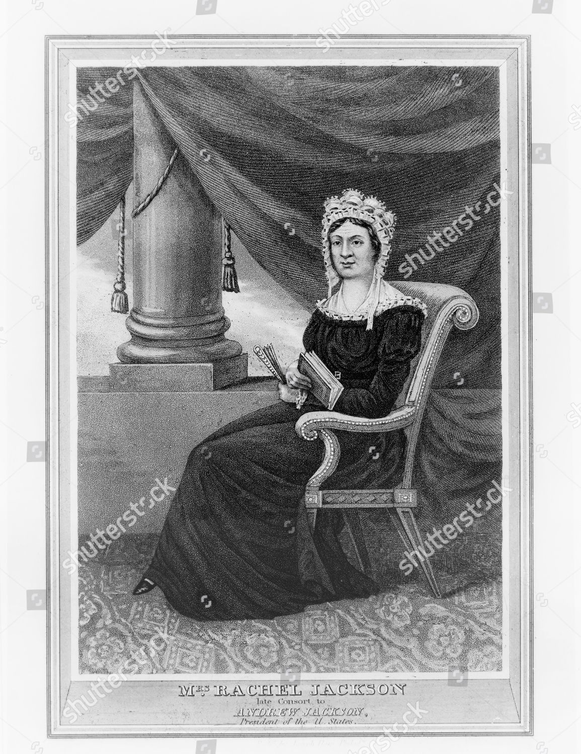 Mrs Rachel Jackson Late Consort Andrew Editorial Stock Photo - Stock