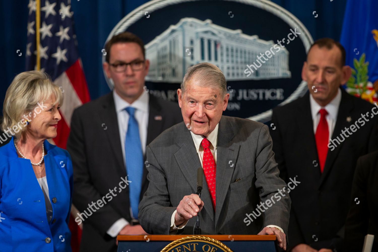 Former Fbi Director William Webster R Editorial Stock Photo - Stock ...