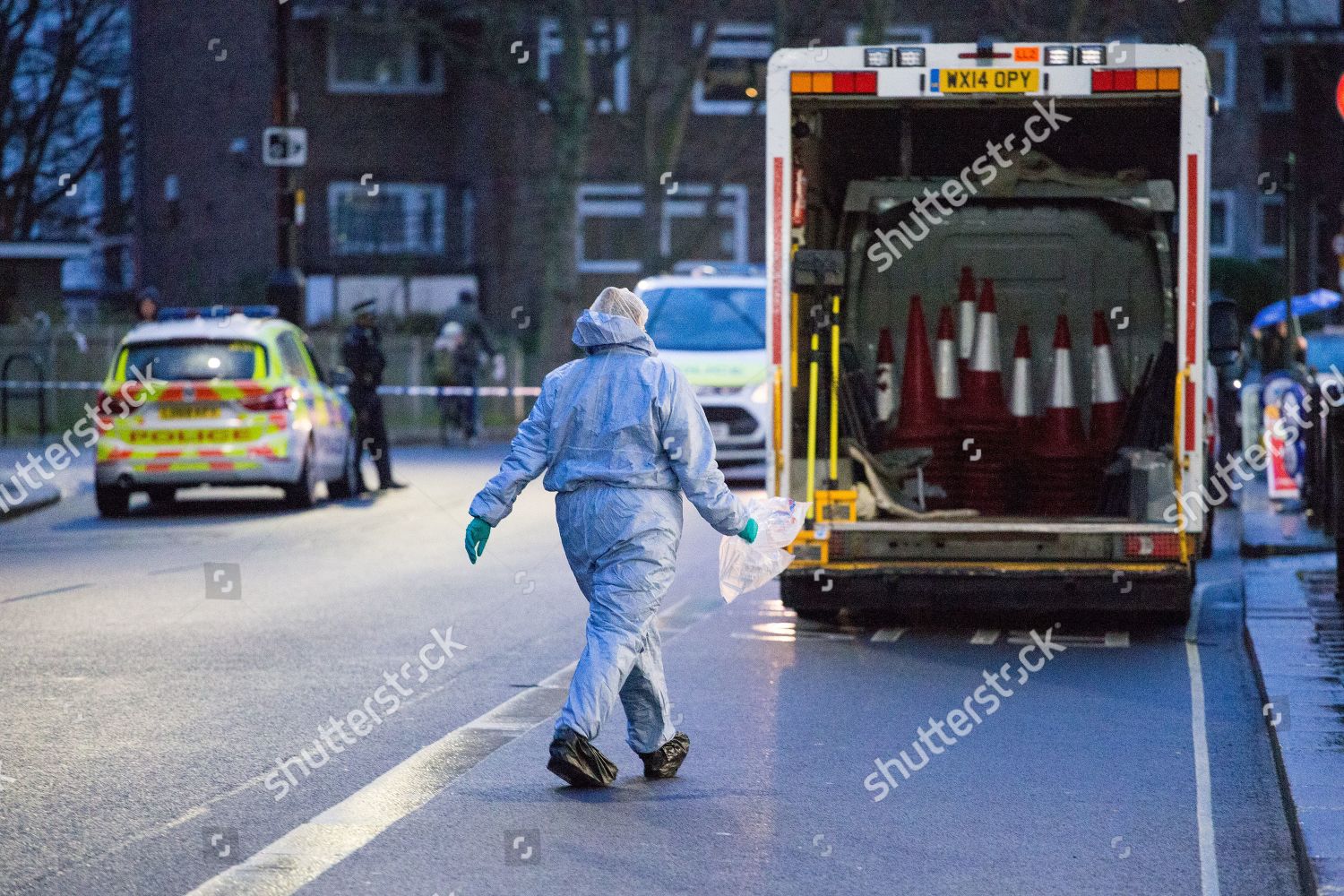 Crime Scene Place After Stabbing Lanfrey Place Editorial Stock Photo Stock Image Shutterstock