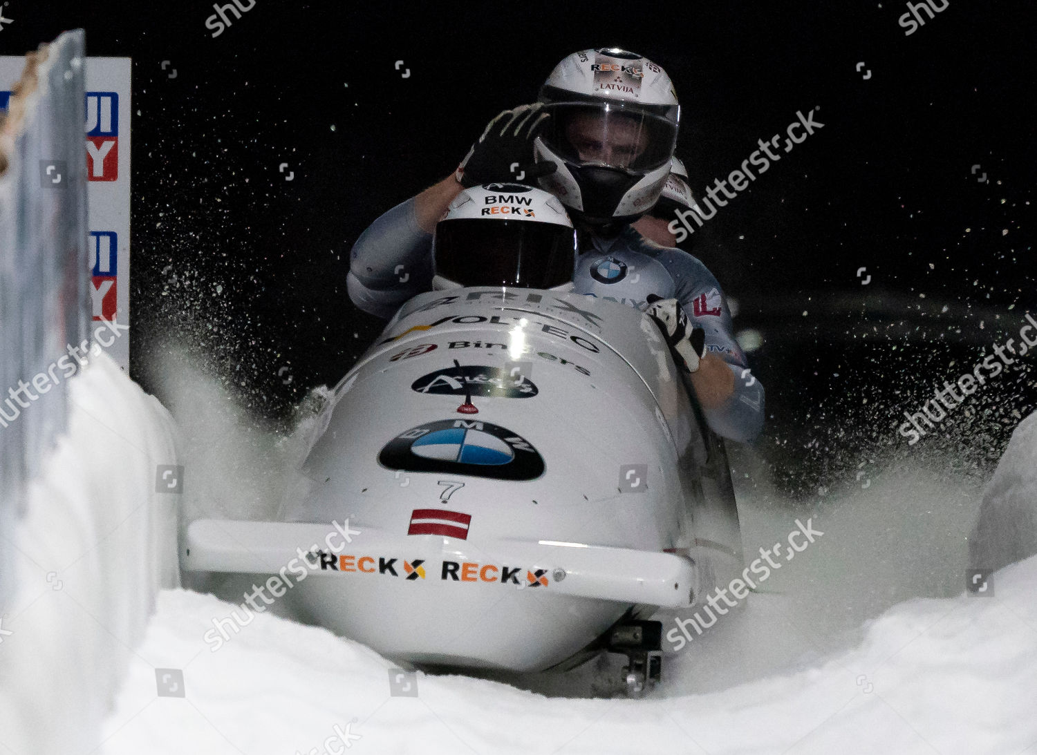 Oskars Kibermanis Matiss Miknis Arvis Vilkaste Editorial Stock Photo