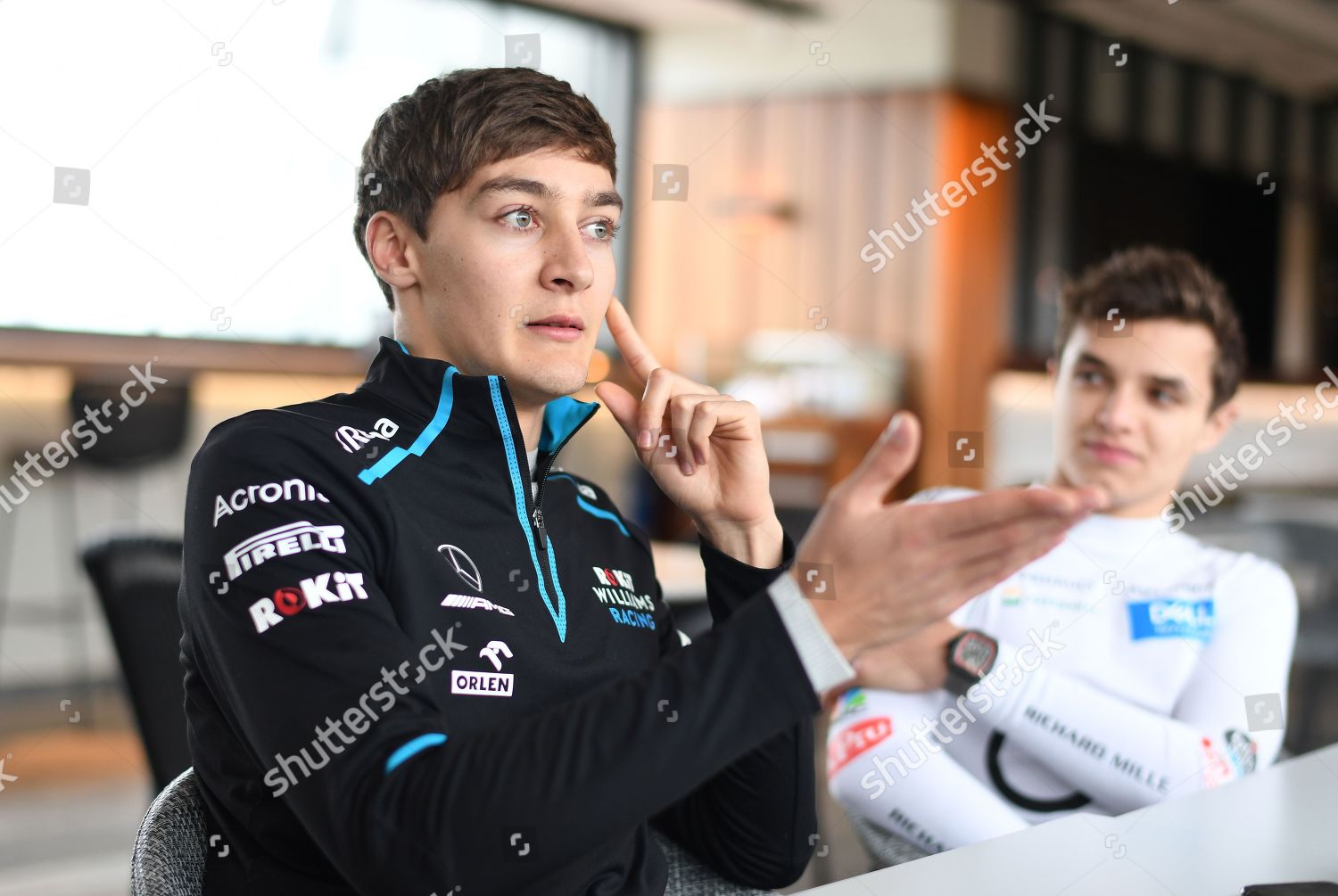 George Russell Lando Norris Editorial Stock Photo Stock Image Shutterstock