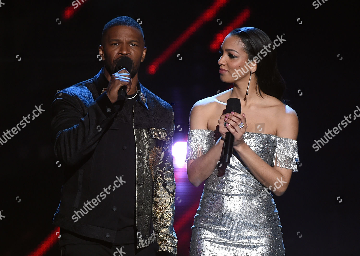 Jamie Foxx Corinne Bishop Editorial Stock Photo - Stock Image ...