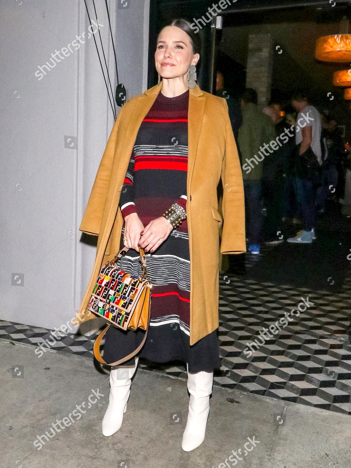 Sophia Bush Outside Craigs Restaurant West Editorial Stock Photo