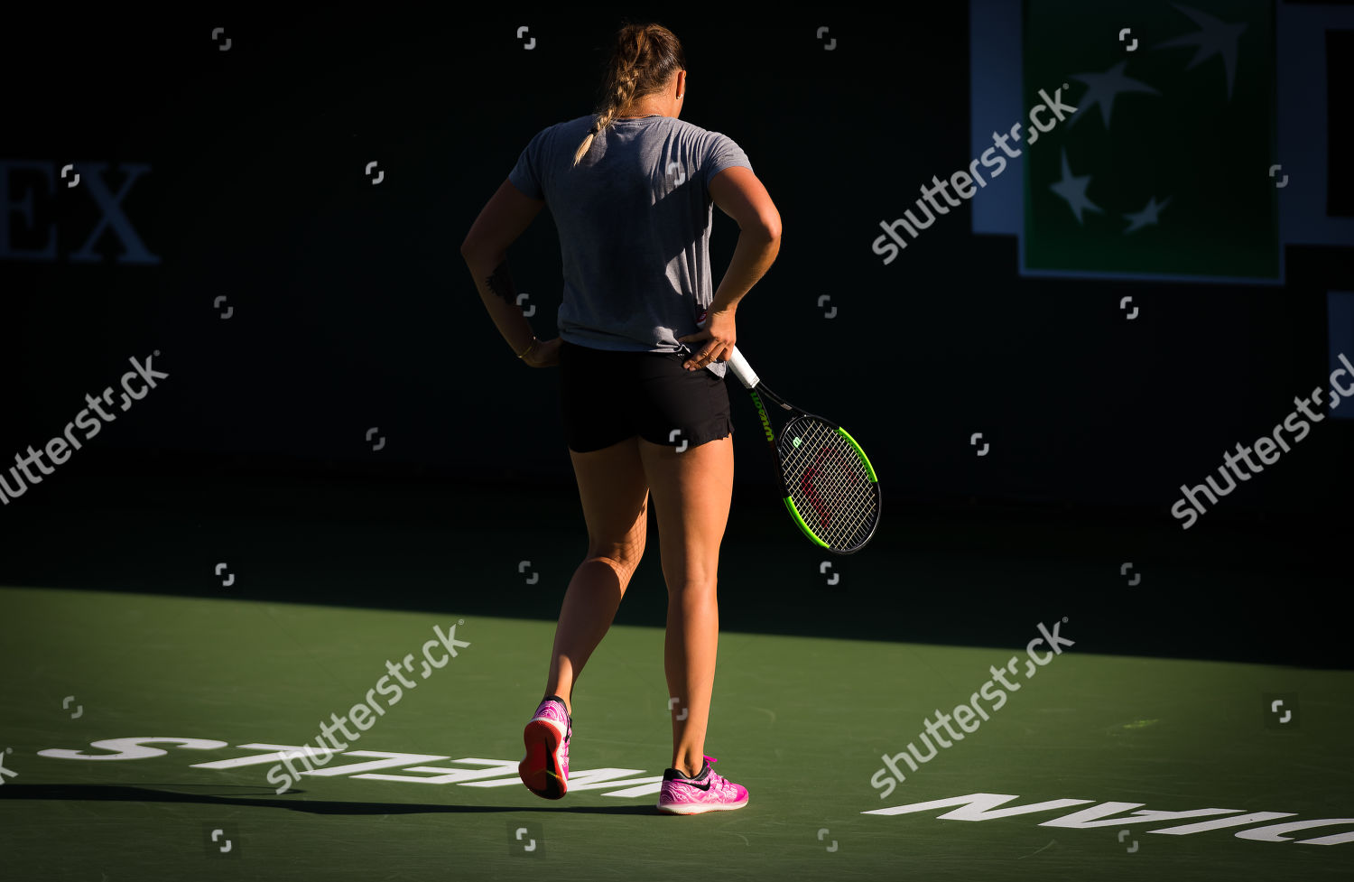 ARYNA SABALENKA BELARUS DURING PRACTICE 2019 Editorial Stock Photo ...