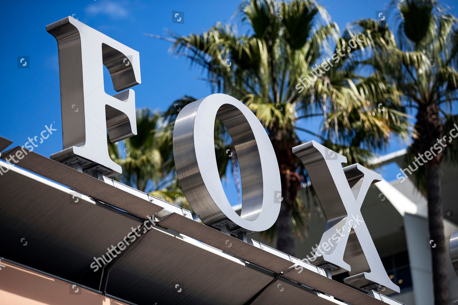Entrance 21st Century Fox Studios Photographed Editorial Stock Photo
