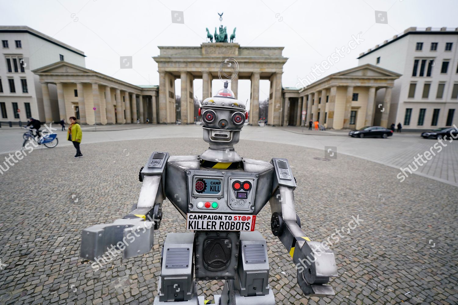 Hovedsagelig partner fodspor Campaign Stop Killer Robots Stage Protest Editorial Stock Photo - Stock  Image | Shutterstock
