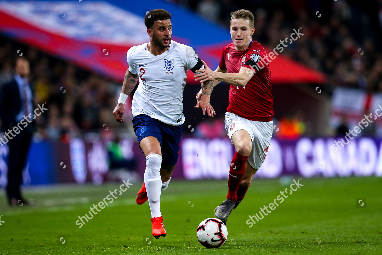 Kyle Walker England Takes On Jakub Jankto Editorial Stock Photo Stock Image Shutterstock