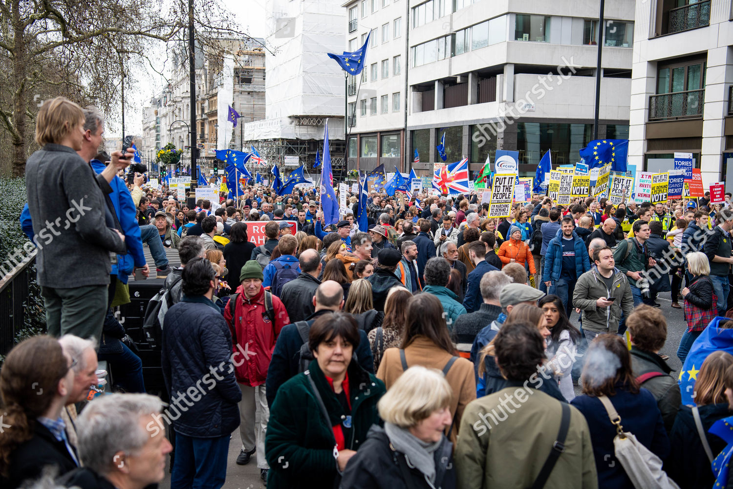 Protesters On Put People March Demanding Public Foto Editorial En Stock Imagen En Stock Shutterstock