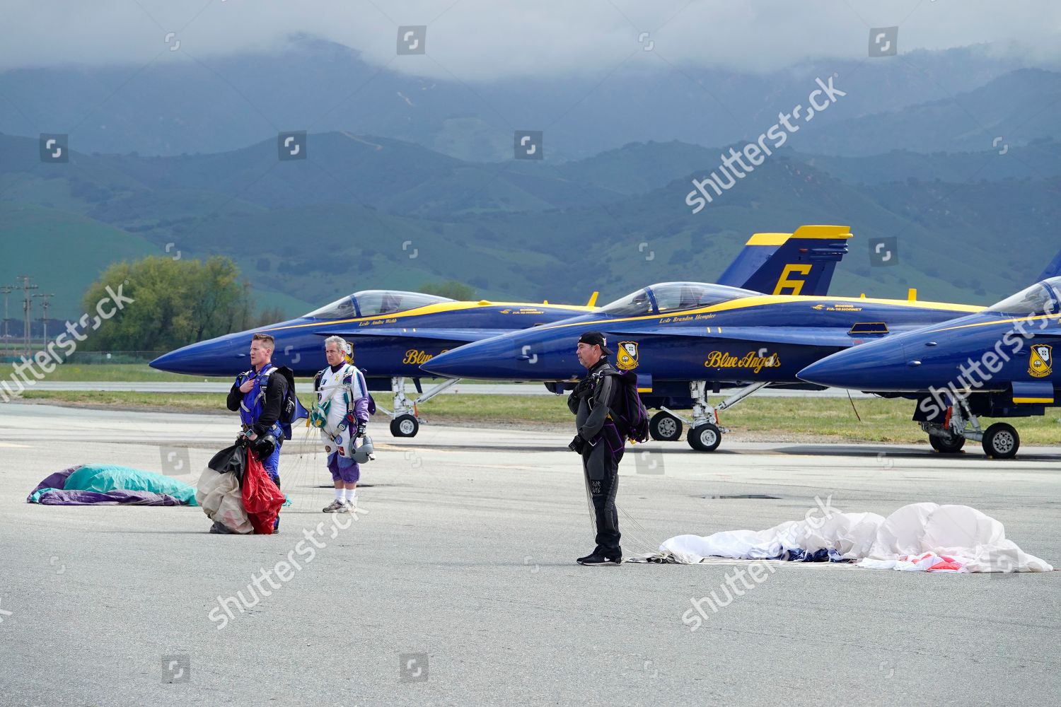 Scvenes Annual Salinas Airshow Featuring Us Editorial Stock Photo