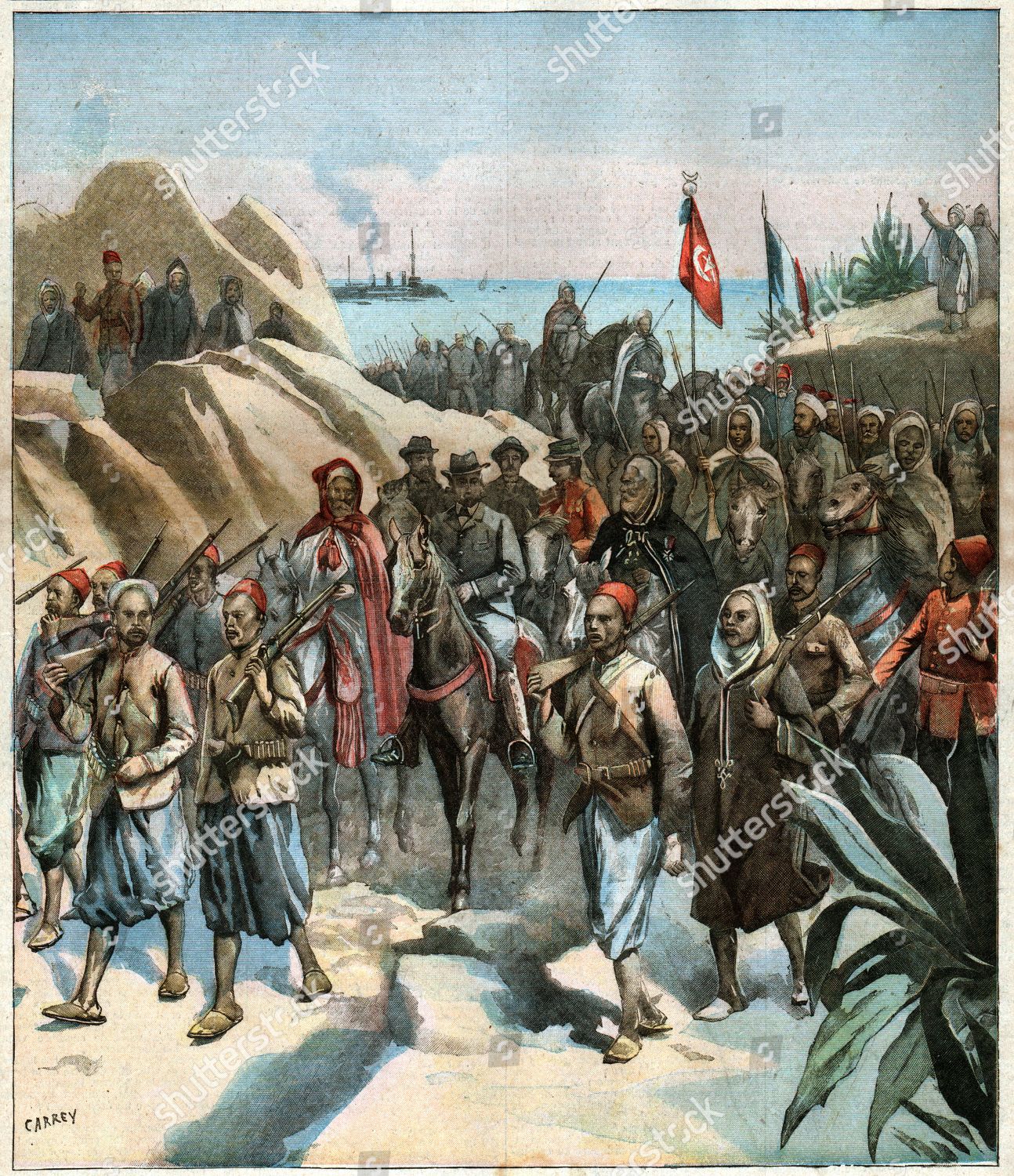 HISTORY MOROCCO FIRST MOROCCAN CRISIS FRENCH Editorial Stock Photo - Stock Image | Shutterstock | Shutterstock Editorial