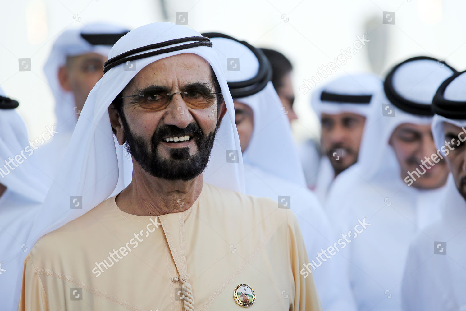 Dubai Uae Portrait Sheikh Mohammed Bin Editorial Stock Photo - Stock ...