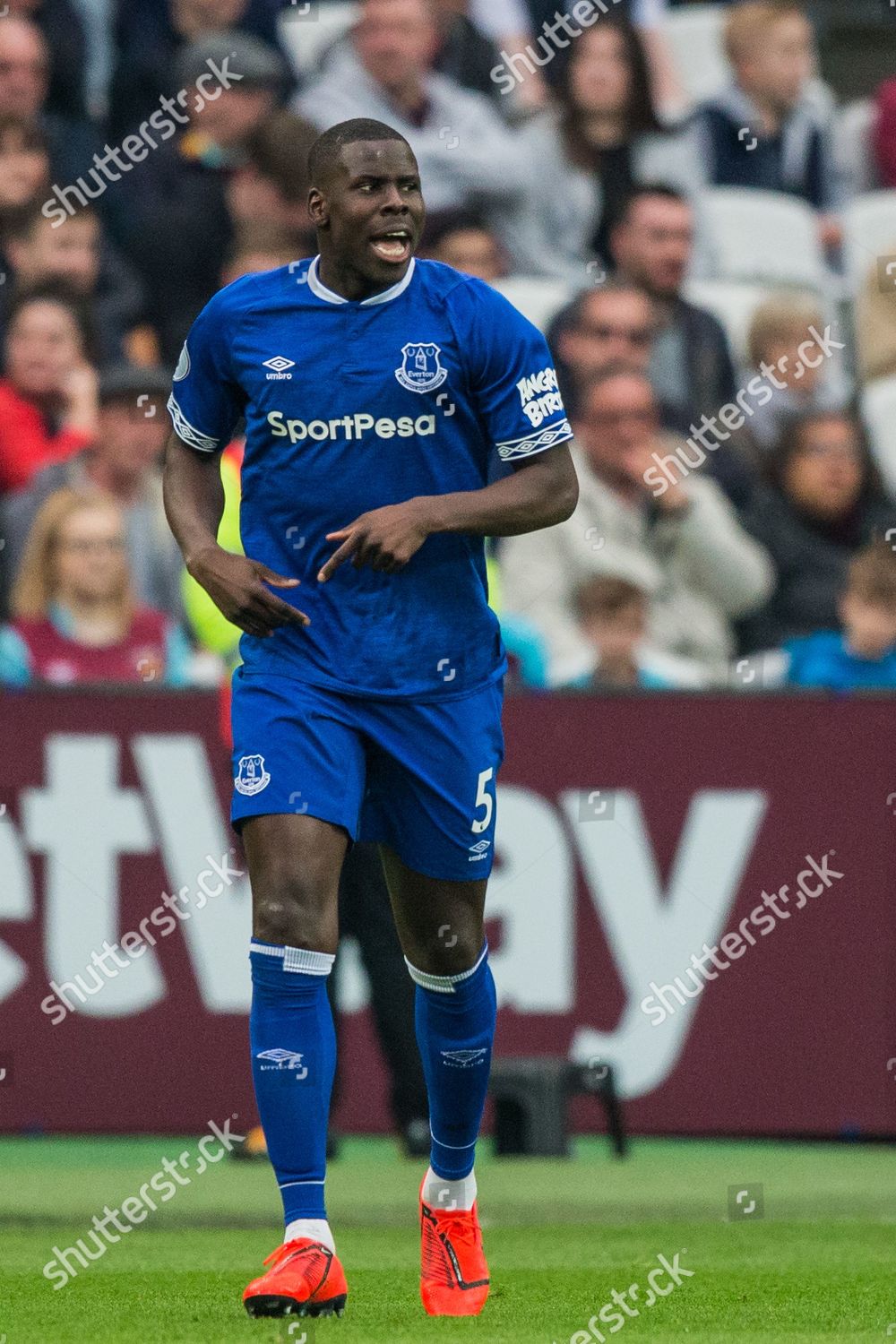 Kurt Zouma Everton Following His Goal Editorial Stock Photo - Stock ...