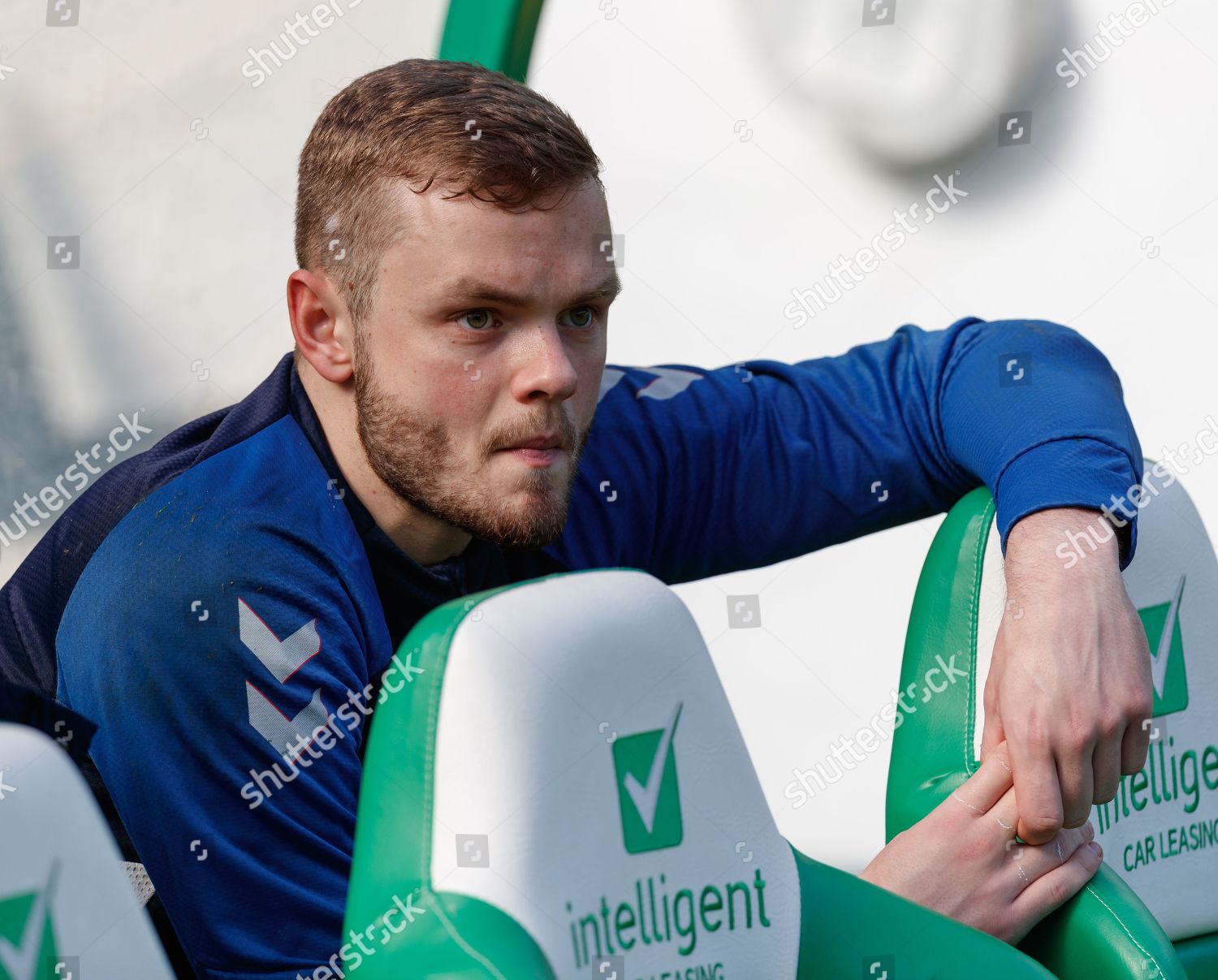 Rangers Goalkeeper Andrew Firth Sits Dugout Editorial Stock Photo ...