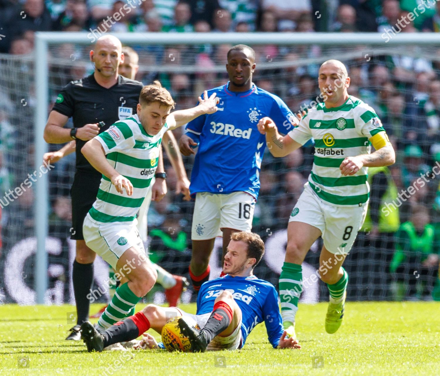 Celtic's Scott Brown shows support for Glen Kamara with statement