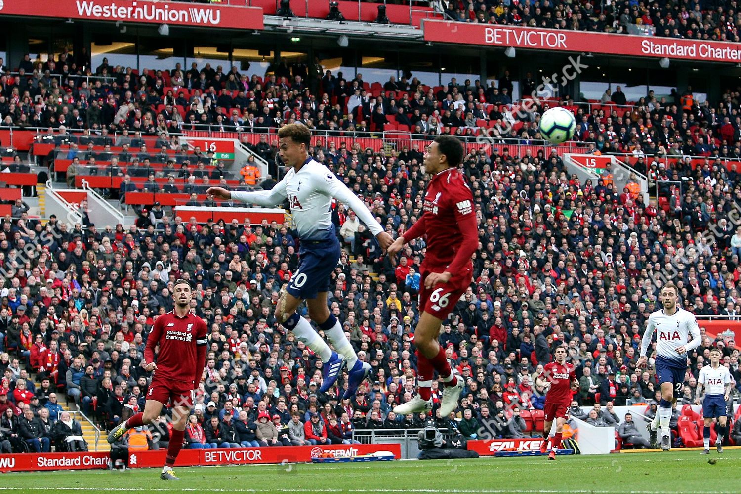 Tottenham Hotspur midfielder Dele Alli 20 Liverpool Editorial Stock Photo - Stock Image - Shutterstock