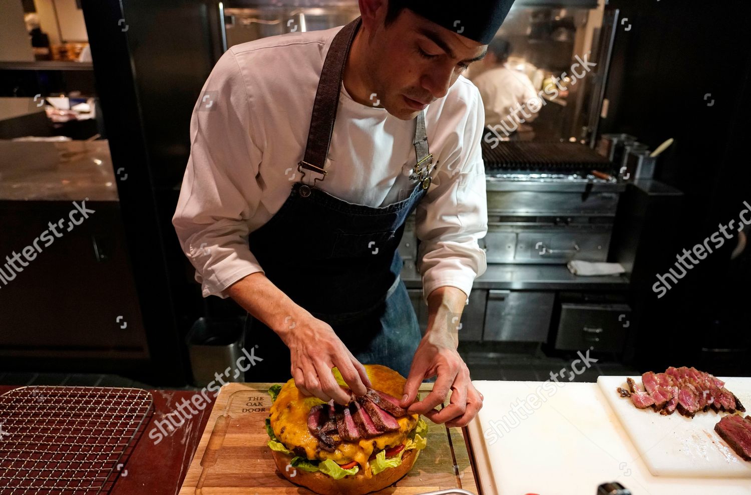 Patrick Shimada Chef De Cuisine Oak Door Editorial Stock