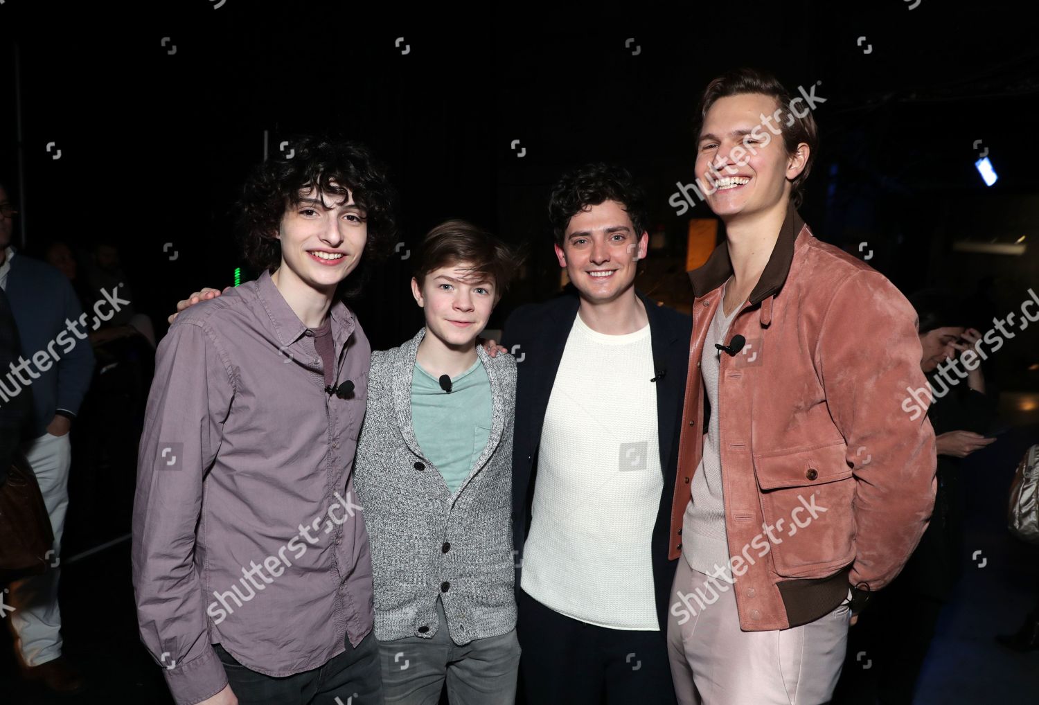 Finn Wolfhard Oakes Fegley Aneurin Barnard Editorial Stock Photo ...