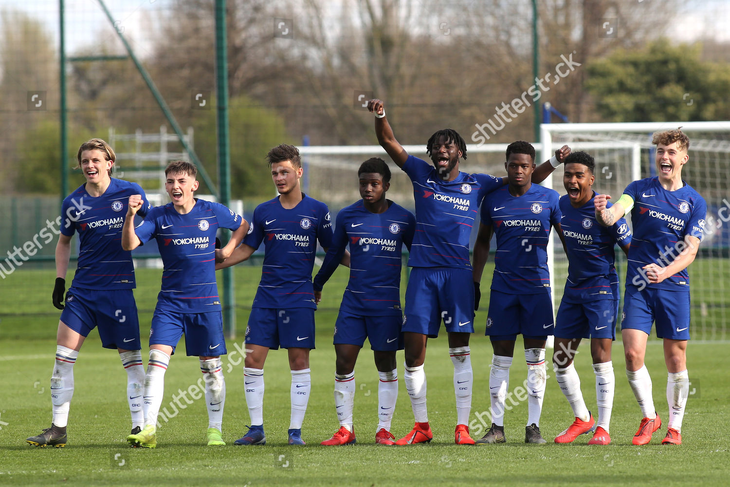 Chelsea Players Celebrate After Marc Guehi Scores Editorial Stock Photo Stock Image Shutterstock