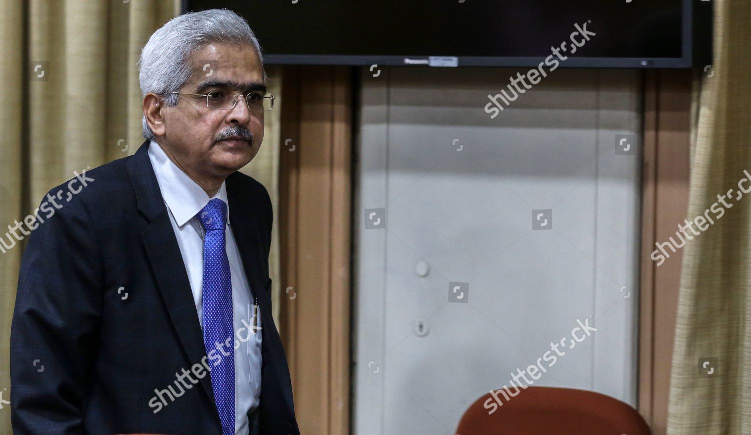 Reserve Bank India Rbi Governor Shaktikanta Das Editorial Stock