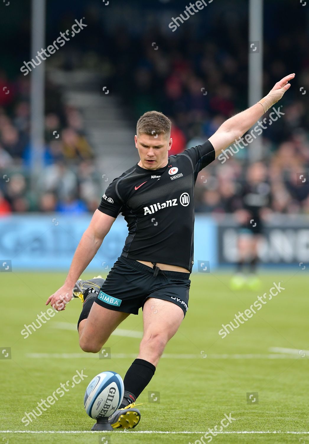 Owen Farrell Saracens Lines Conversion Kick Editorial Stock Photo Stock Image Shutterstock