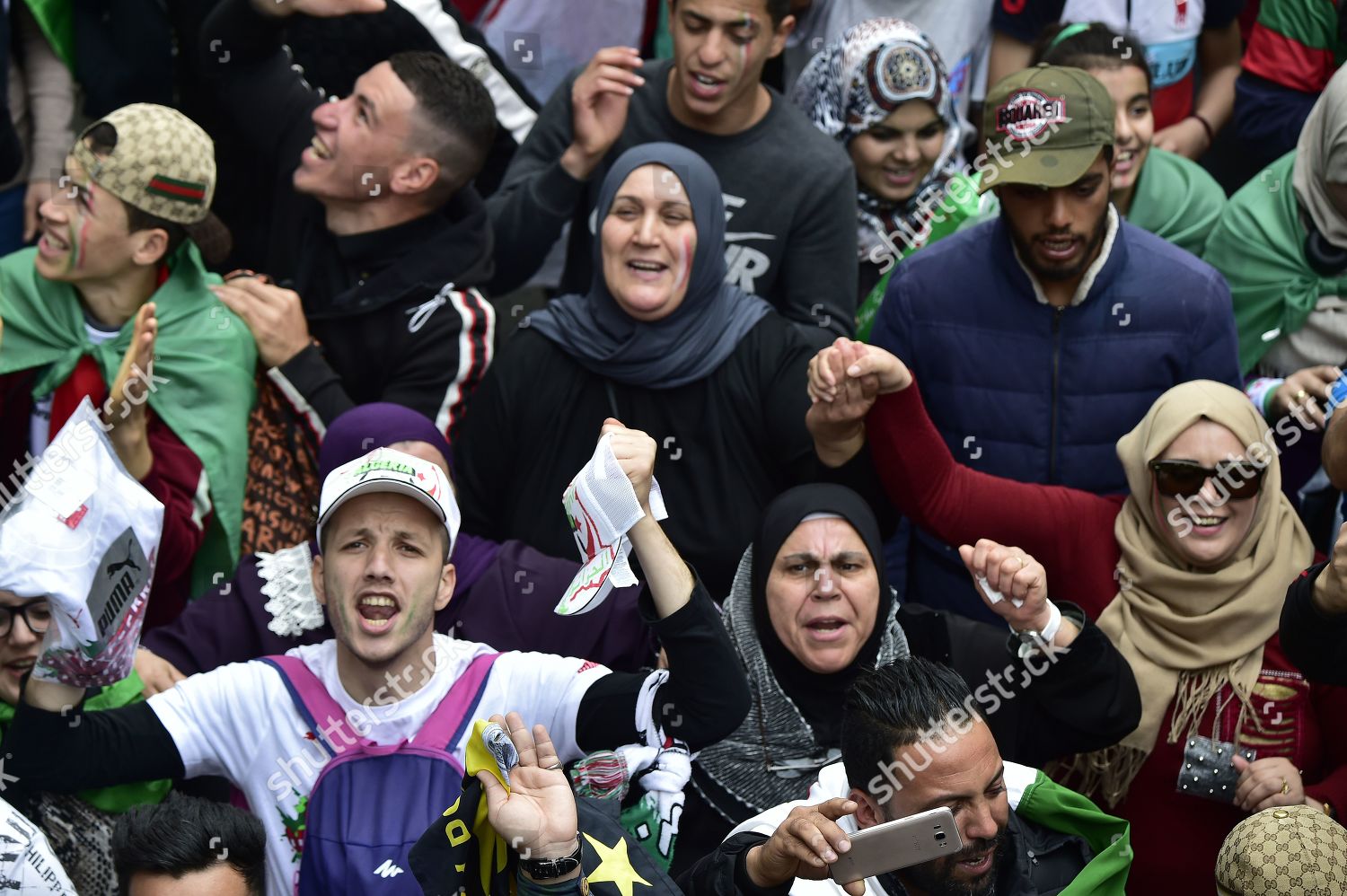 Demonstrators Take Part Antigovernment Demonstration Demand Editorial ...