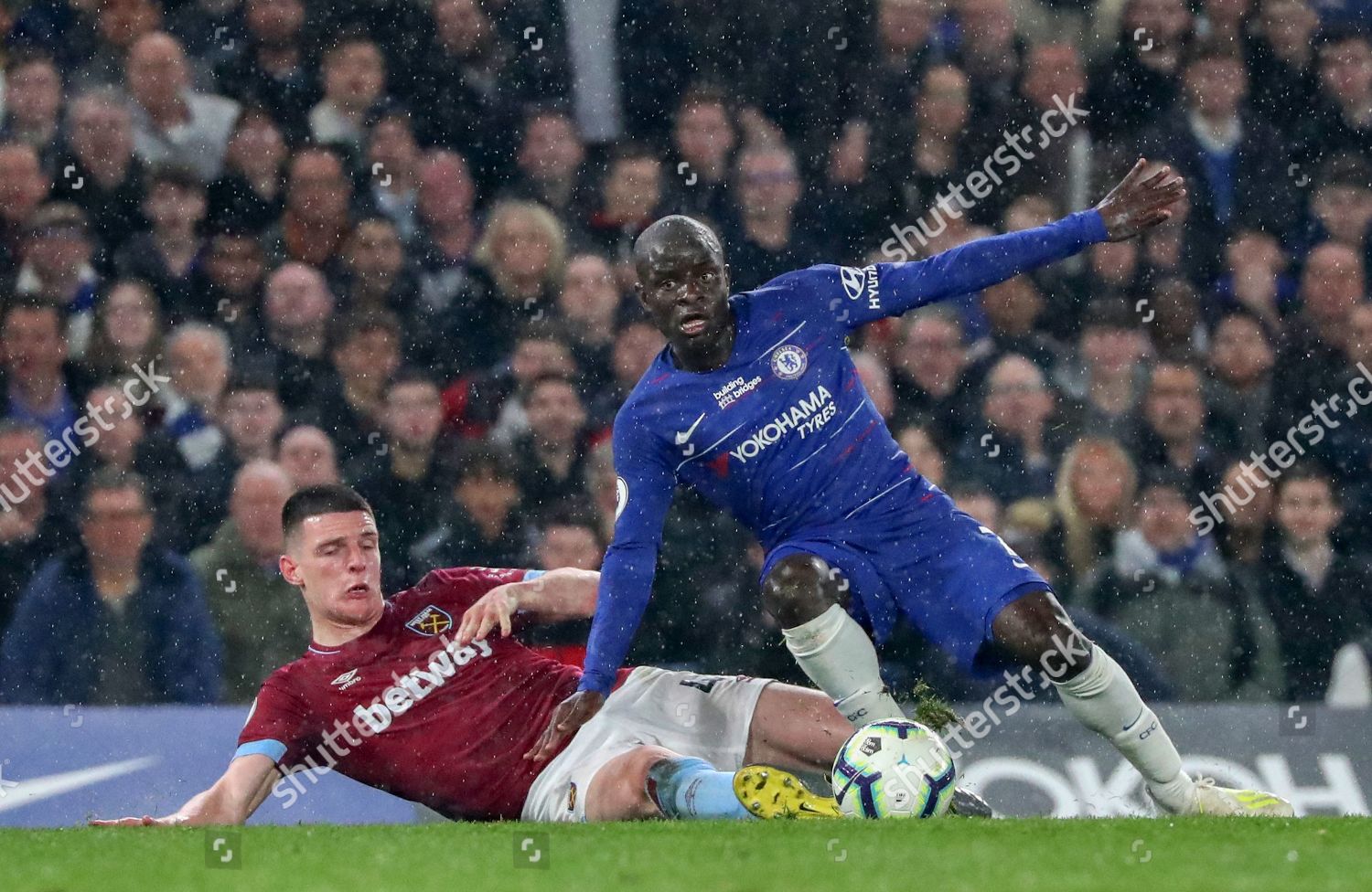 Declan Rice West Ham United Tackles Editorial Stock Photo - Stock Image ...