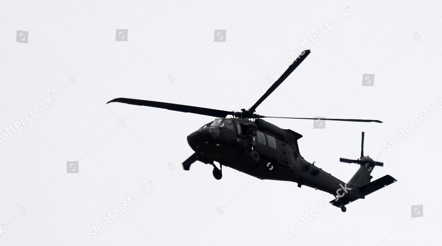 Us Black Hawk Helicopter Hovers Over Editorial Stock Photo - Stock ...