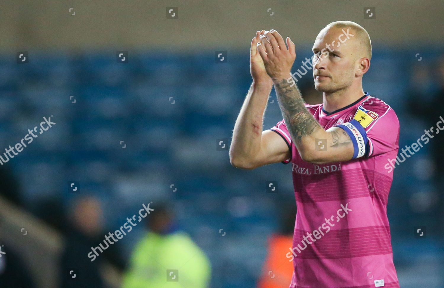 Toni Leistner Qpr Applauds Traveling Supporters Editorial Stock