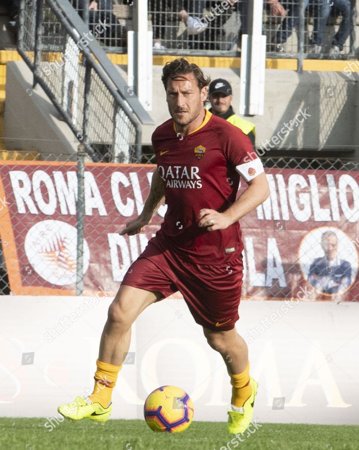 Francesco Totti of Roma during the charity football match Formula E