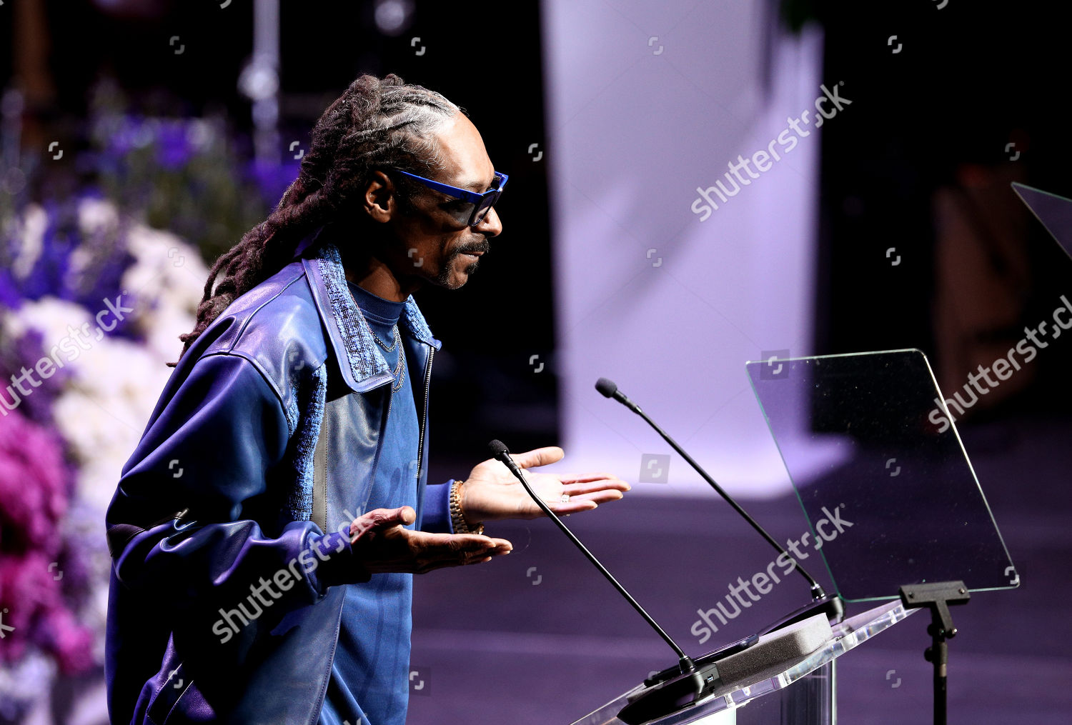Snoop Dogg speaks onstage during Nipsey Hussles Editorial Stock Photo - Stock Image ...