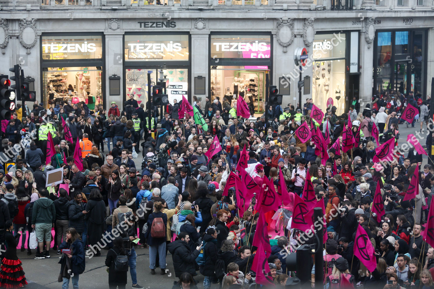 Environmental campaign group Extinction Rebellion hold ...